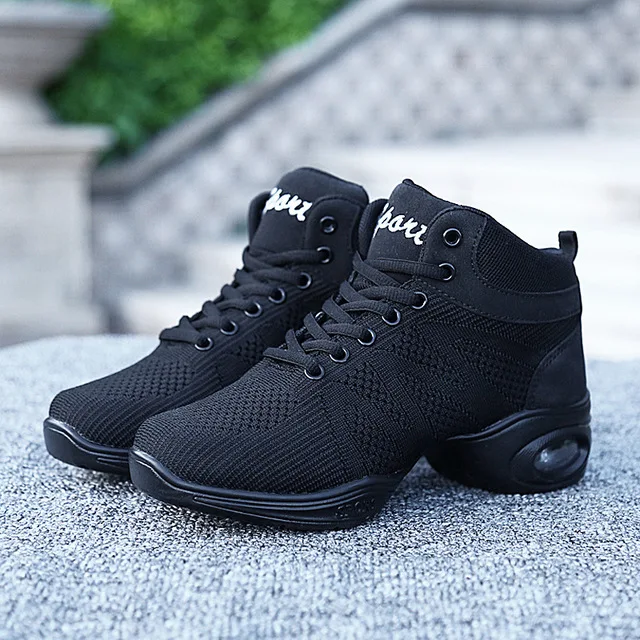 Новинка 2020 дышащие Танцевальные Кроссовки для женщин Современная танцевальная