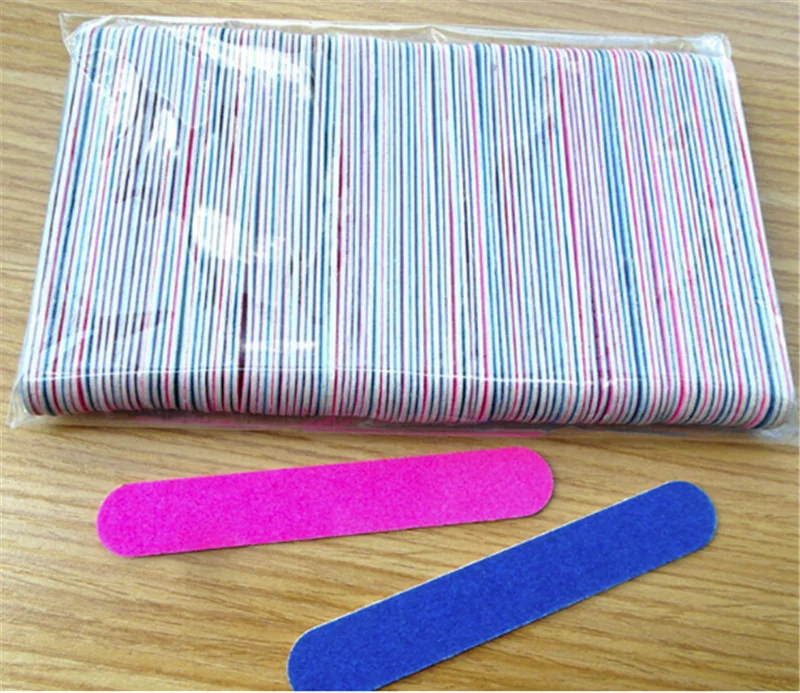 Двухсторонние пилочки для ногтей одноразовые маникюрные инструменты