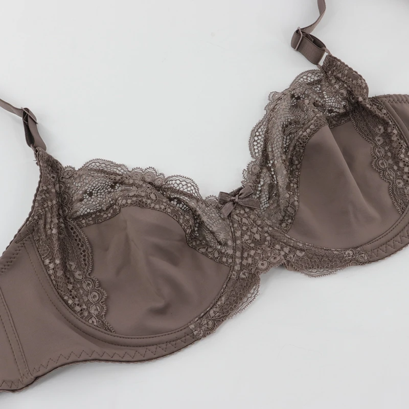Beauwear, тонкие чашечки, бюстгальтеры для женщин, регулируемые лямки, бюстгальтер на косточках, сексуальное нижнее белье, кружевной бюстгальтер без косточек, белье высшего размера плюс 38C-48DD