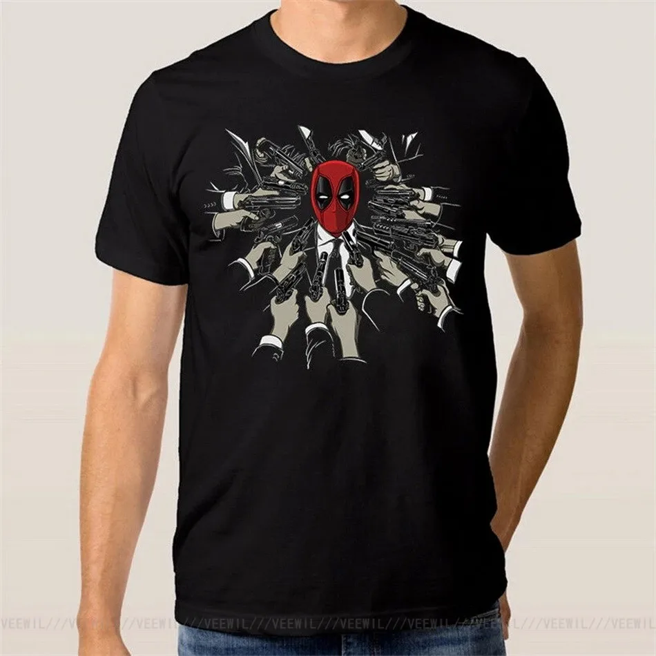 Художественная футболка Дэдпула для мужчин и женщин все размеры высокое