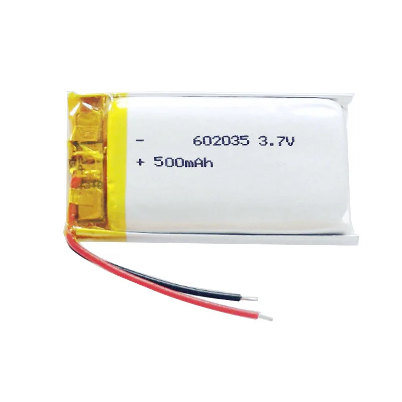 602035 3 7 V 500mAh литиевая полимерная аккумуляторная батарея для MP3 MP4 MP5 DVR GPS bluetooth