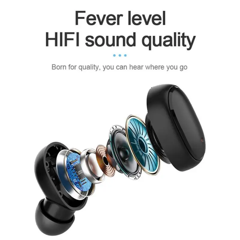 A6S PRO TWS Bluetooth Earphone Wireless Headphone Stereo Headset Sport Earbuds Microphone With Charging Box Wireless Headset enlarge