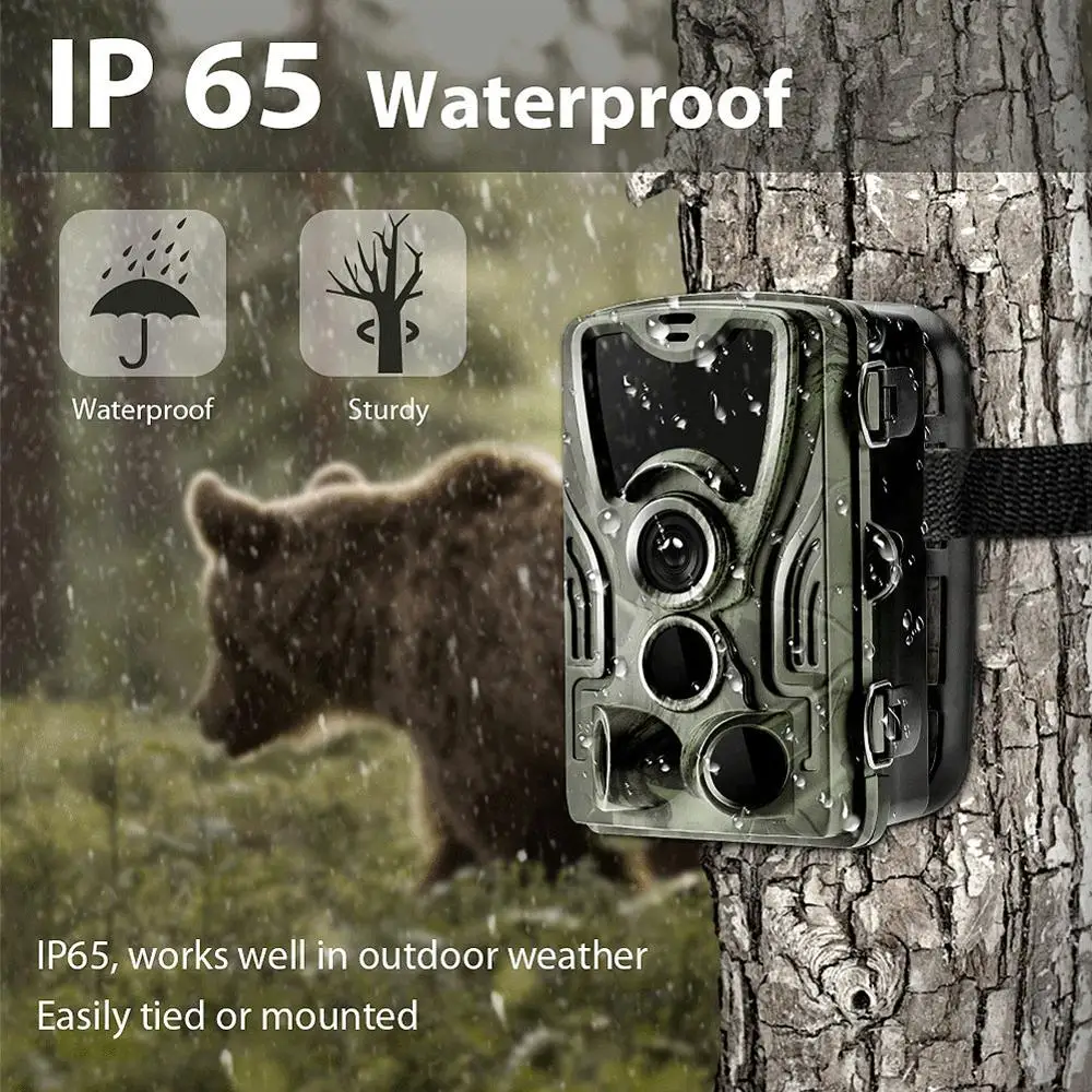 HC801A охотничья камера 16MP Trail ночного видения лес Водонепроницаемая дикой природы