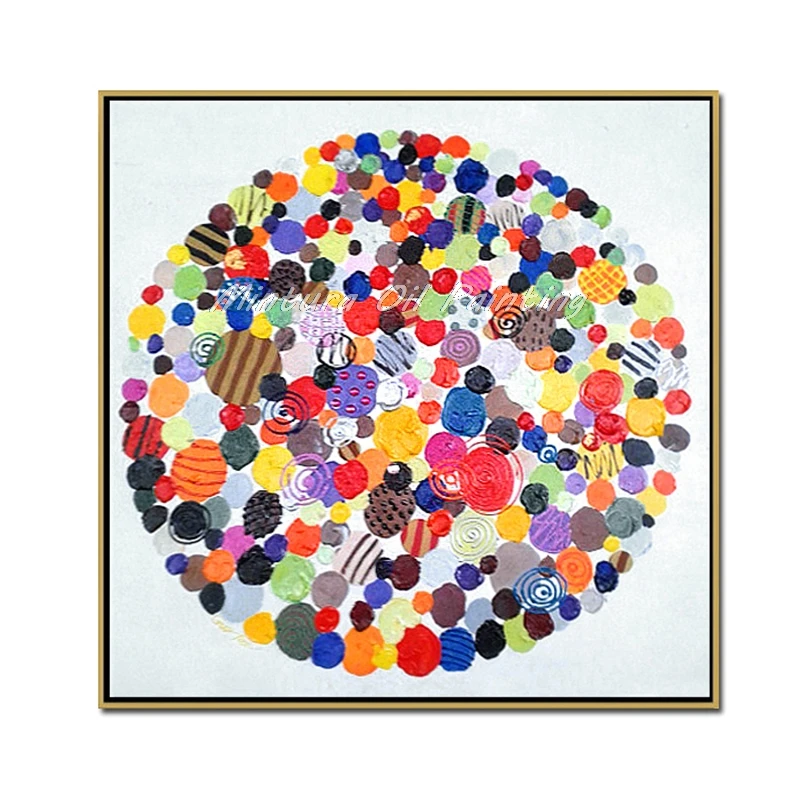 Mintura ручная роспись абстрактные Масляные картины на холсте красочный