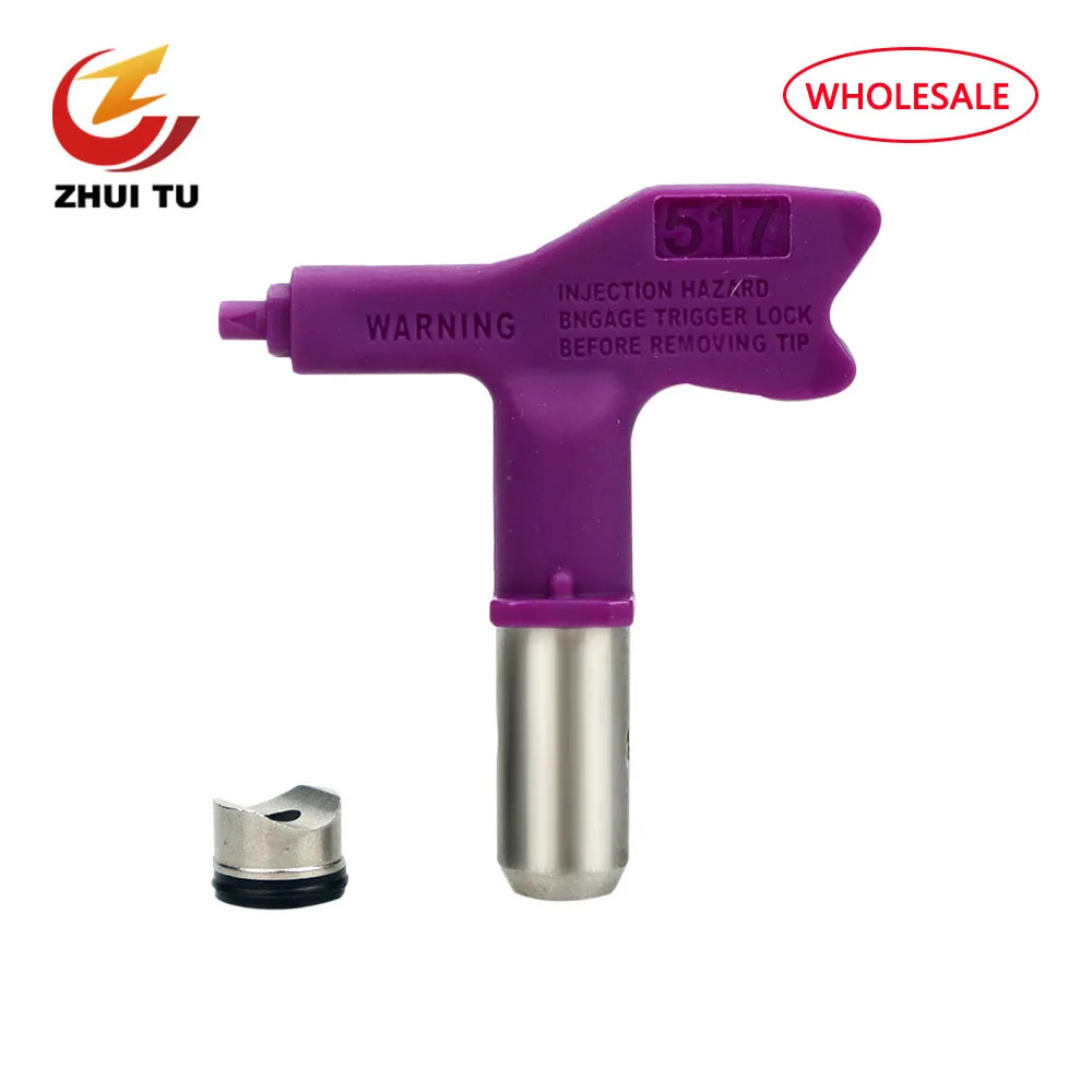 

ZHUI TU525/625 Nozzle High Pressure Airless Sprayer Nozzle Resistance To High Pressure High Quality Excellent Atomization