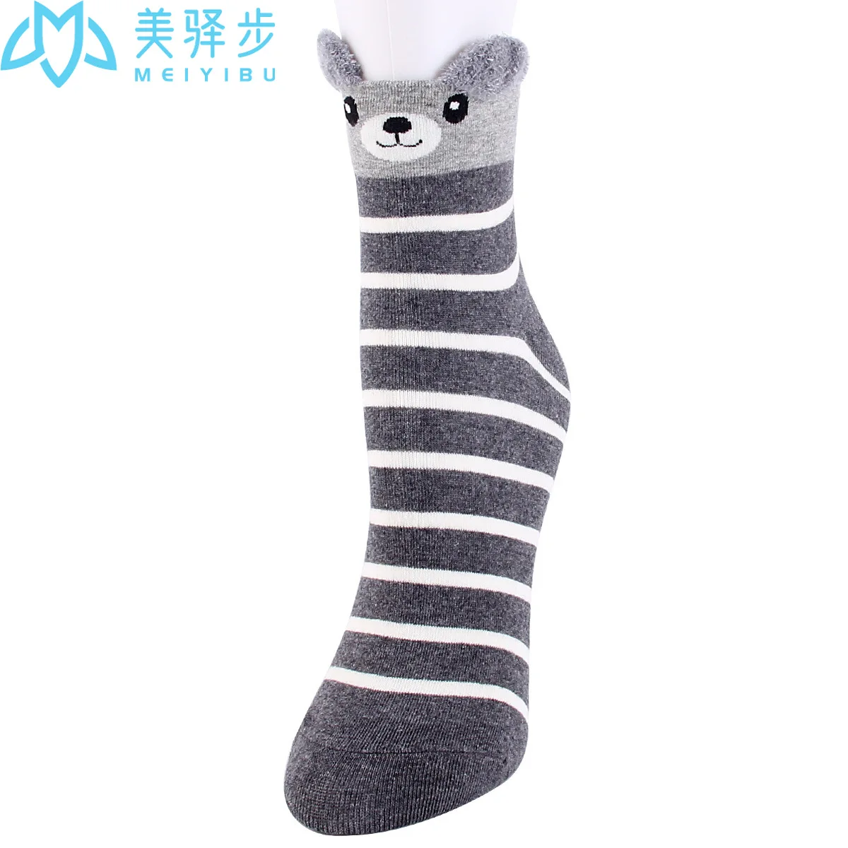 12 Pairs Per Set Cartoon Panda Socks Hot-selling Female Socks Wholesale