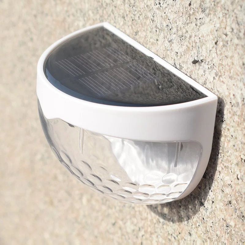 

Светодиодный светильник для забора на солнечной батарее, уличное непромокаемое освещение для двора, сада, ступенчатый светильник для ограж...