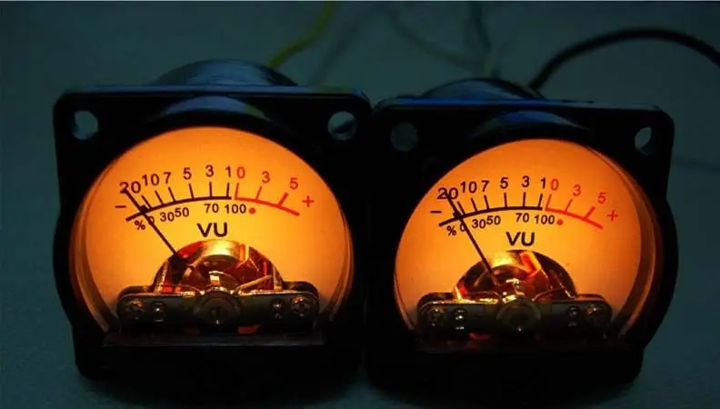 Одна пара аудиоуровня 34 мм/уровня дБ/счетчика УФ + плата драйвера заголовка |