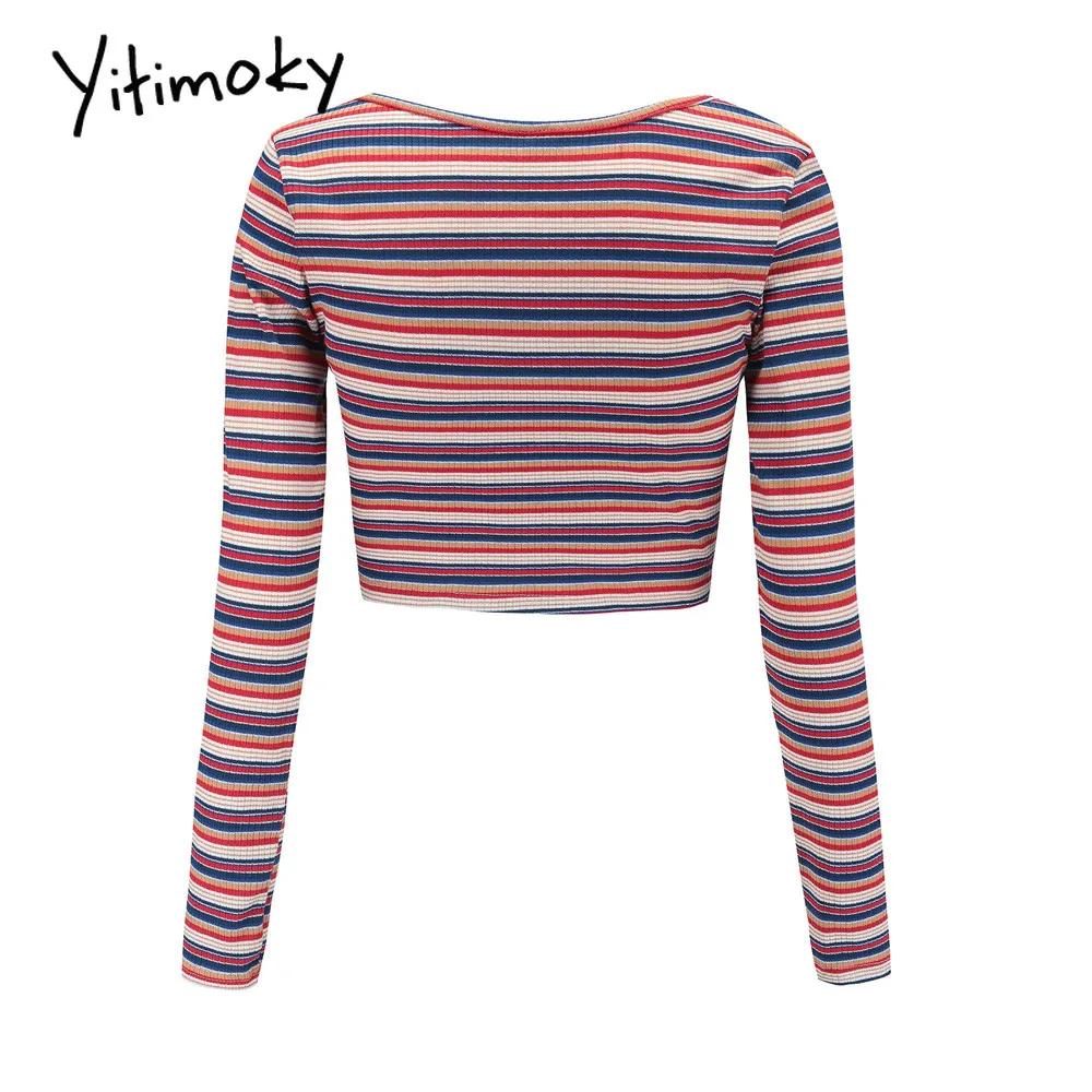 Полосатая футболка женская женские футболки на шнуровке 2020 уличная одежда для