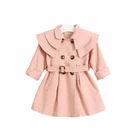 Куртка детская осенне-зимняя, красного, серого цвета, с рукавами, для девочек, 2021