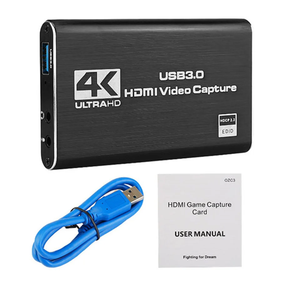 Видеорегистратор 4K HDMI-USB 3 0 1080P 60 кадров/с | Компьютеры и офис