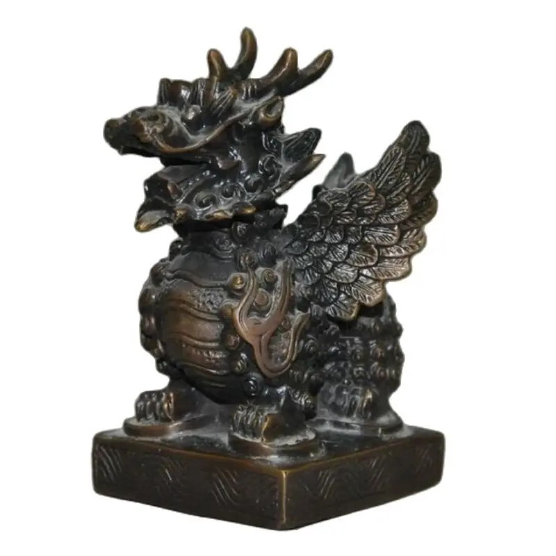 Статуя талисмана крыла кайлина цилина фигурка животного для украшения коллекции