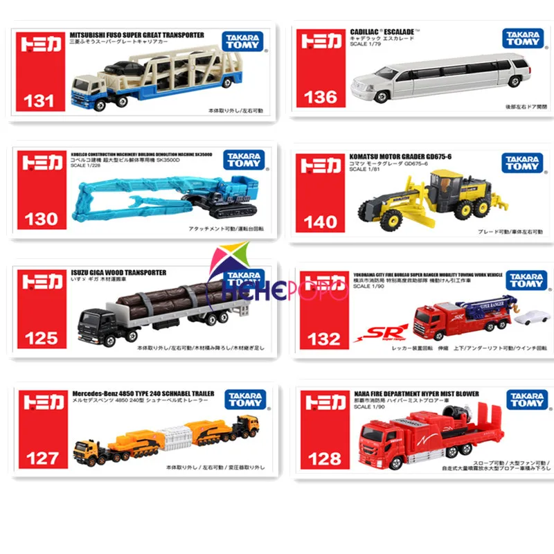 

Детские игрушки Takara Tomy Tomica, миниатюрная металлическая модель, Длинный тип, грузовик, серия, коллекционные предметы, подарок для ребенка