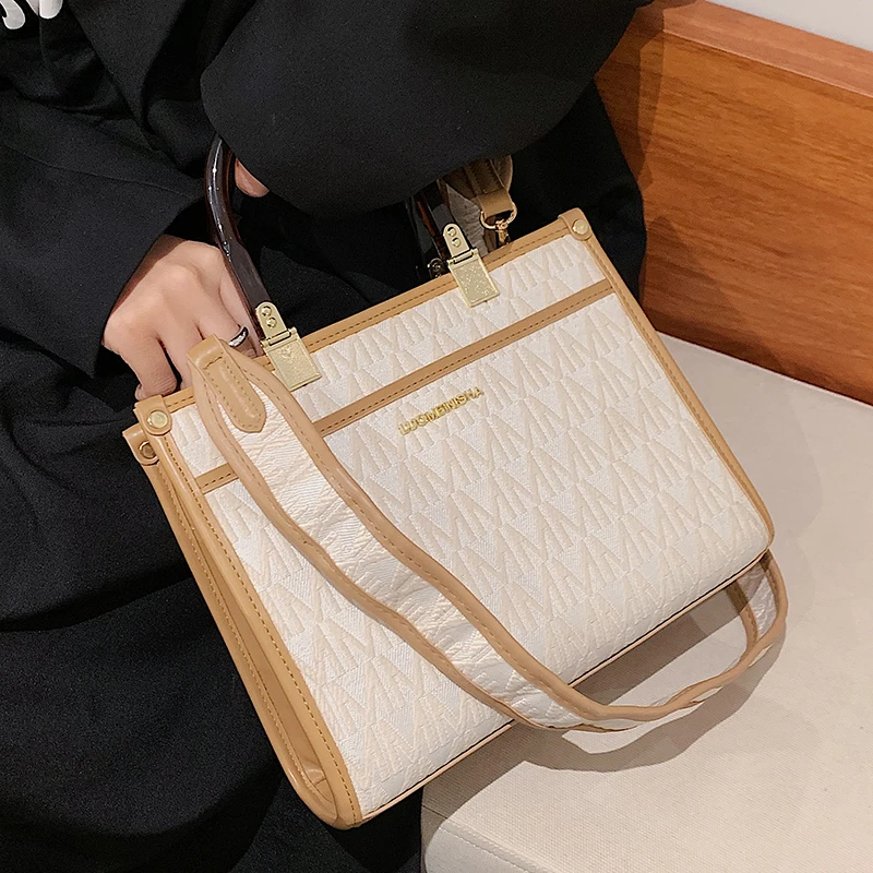 

2021 женские маленькие сумки через плечо из искусственной кожи с надписью, с короткими ручками, кошельки на плечо и сумочка, роскошный модный ...