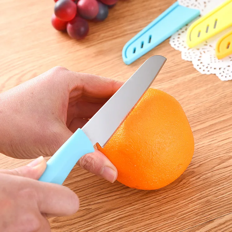 F6230 инструмент для фруктов конфетного цвета кухонный нож из нержавеющей стали