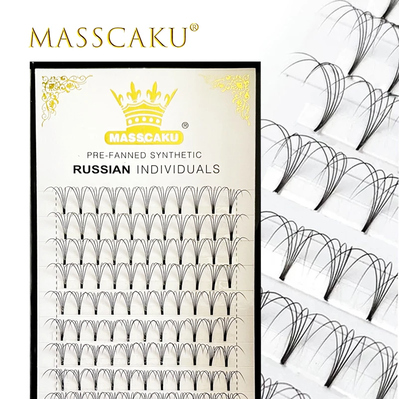 

Outstanding quality 12 rows 3D-6D premade fans russian volume eyelash super comfortable natural lashes custom private labels