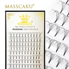 Превосходное качество, 12 рядов, 3D-6D, готовые вееры, русский объем, ресницы, супер удобные натуральные ресницы, индивидуальные этикетки