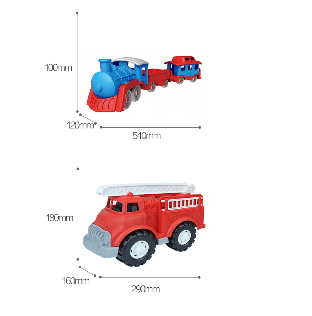 

Youpin Bravokids Children's Toys Super Driver Series Sliding Ladder Fire Truck Happy Little Train Removable