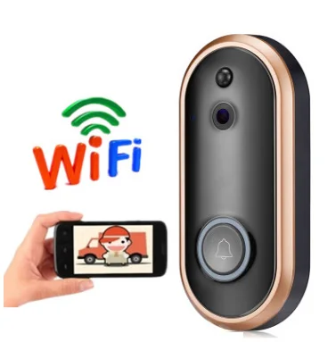 Умный беспроводной Wi-Fi видео дверной звонок Домофон 720P телефон камера