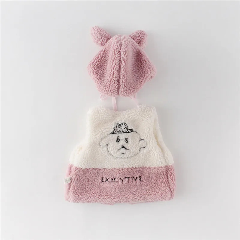 Новинка модное пальто для маленьких мальчиков и девочек комплект с жилетом