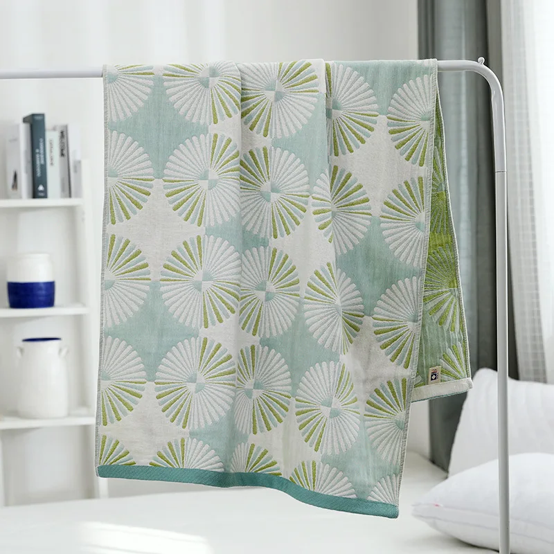 Хлопковое Марлевое банное полотенце для отеля бытовая водопоглощающая Пляжная