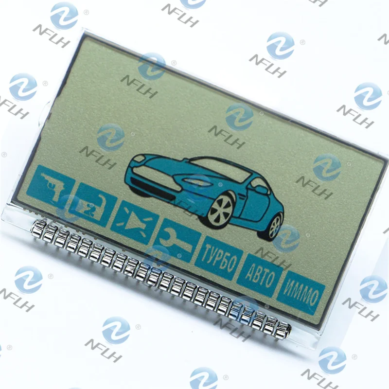 NFLH A61 цепочка для ключей ЖК дисплей Дисплей российских 2 Автомобильный пульт