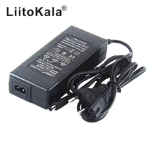 Hk liitokala 54.6 v charger 13 s 48 v 2a li-ion battery charger dc output 5.5 * 2.1mm 54.6 v lithium polymer battery charger