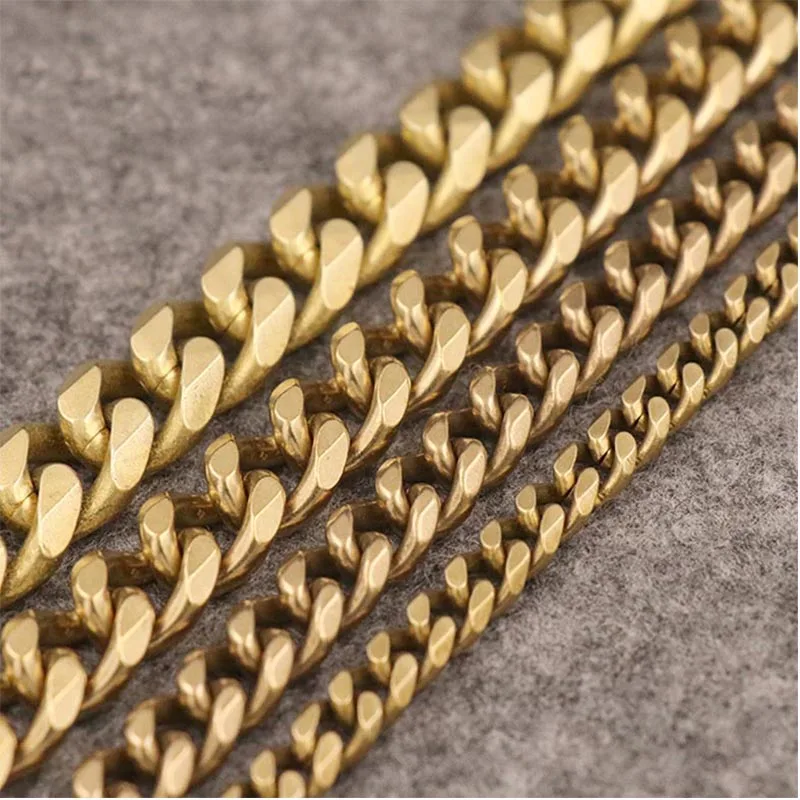 50 см Модный Твердый латунный мужской ремень брюки брелок джинсы кошелек цепь