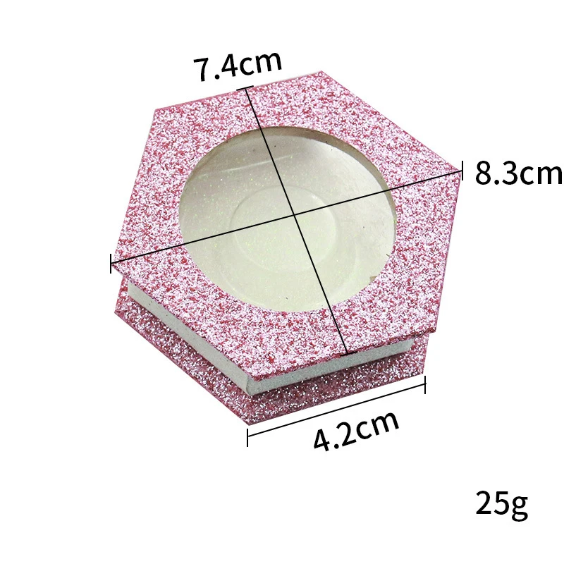 

3D False Eyelashes Packaging Empty Lash Case Bling eyelash Box Diamond Glitter Paper Lash Boxes Rectangle Case