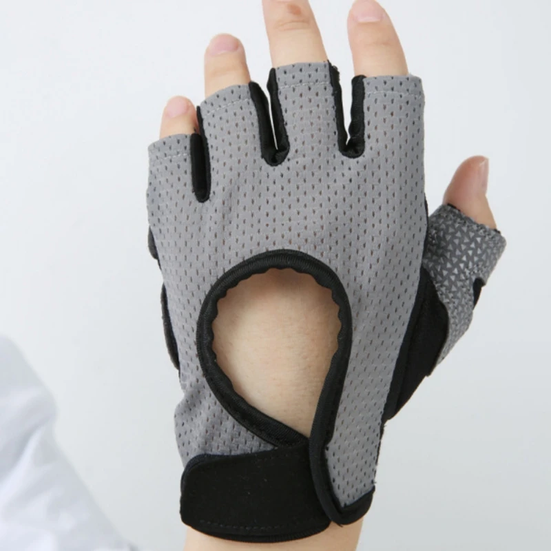 

Cycling Gloves Half Finger Anti Slip Riding Gloves Sweat Absorption Hand Wrist Protection Gym Fitness Weightlifting Gloves
