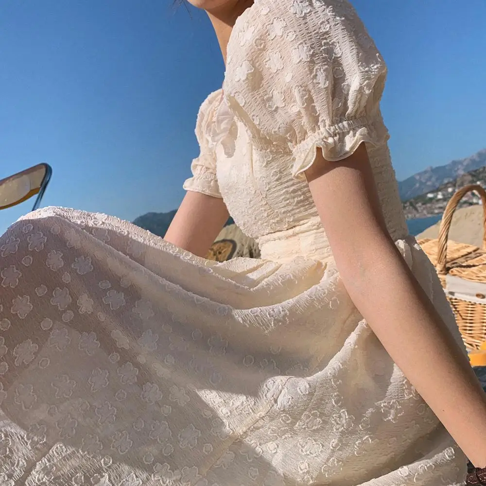 

Женское шифоновое платье в стиле бохо, вечерние нее винтажное платье с коротким рукавом, большого размера, лето S-XL, размера плюс