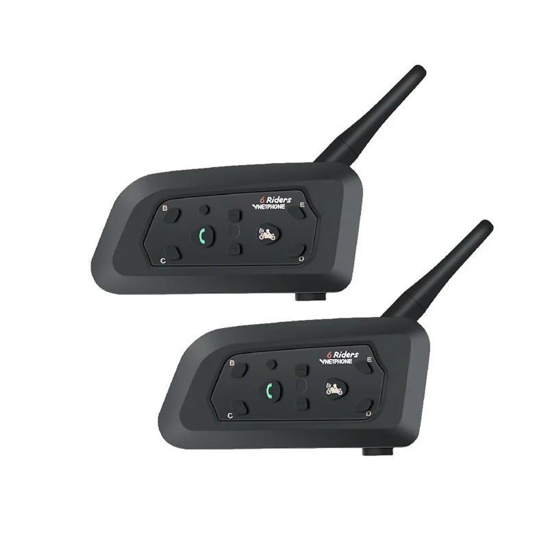 

Интерком V6 для шлема, 850 мАч, 6 водителей, IP65, MP3, GPS