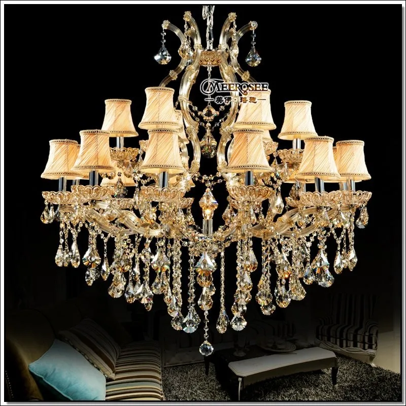 

Luxury Crystal Chandelier Light Fixture Maria Theresa Pendant Hanging Lamp for Living room Lobby Stair Hallway project Fast Ship
