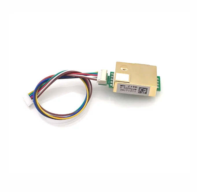 

MH - Z19B co2 gas sensor air quality monitoring serial port 0-5000 parts per million (PPM) low power consumption