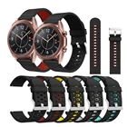 Ремешок силиконовый для Samsung Galaxy Watch 46 мм g ear S3 frontier, спортивный Воздухопроницаемый браслет для часов Huawei watch 3 gt 3, 22 мм