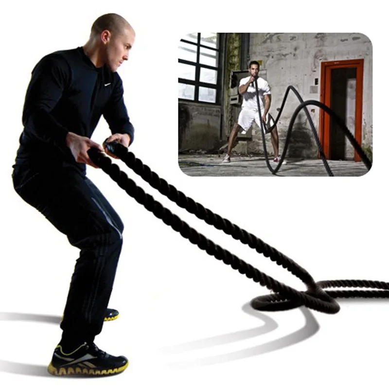 Fitness Thick Battle Rope MMA Fighting Rope Climbing Rope Personal Training Tool Rope Arm Strength Rope Physical Training Rope