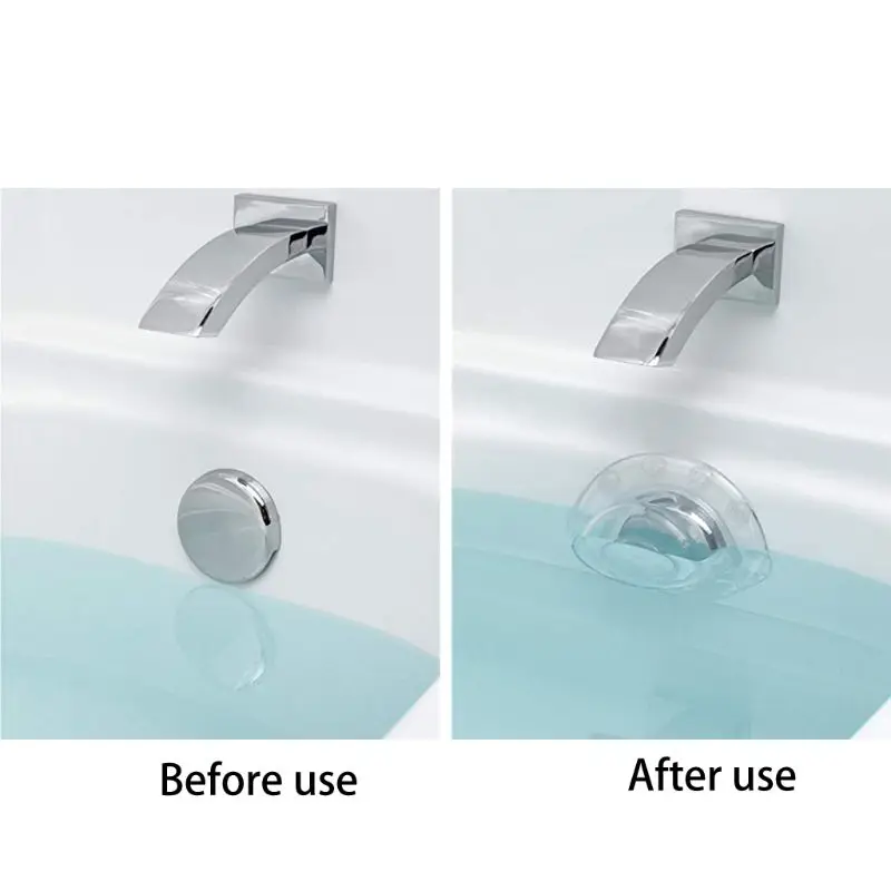 

Bottomless Bath Overflow Drain Cover Adds Water to Tub for Bath Deep Water Bath Durable and Useful P9JE