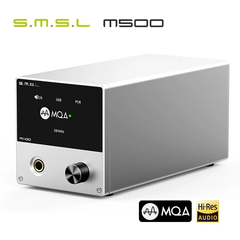 SMSL M500 MQA ES9038PRO ES9311 USB ЦАП на XMOS XU 216 32bit 768 кГц DSD512 привет res аудио декодер усилитель