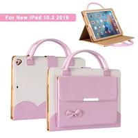handbag pattern tablet case for new ipad 7th generation 10 2 2019 auto sleepwake lightweight shockproof stand cover case