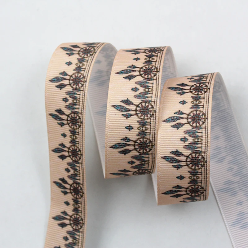 

Easter dreamcatcher printed grosgrain ribbon 16-75mm DIY handmade materials wedding gift wrap tape ribbons 10/25/50yards