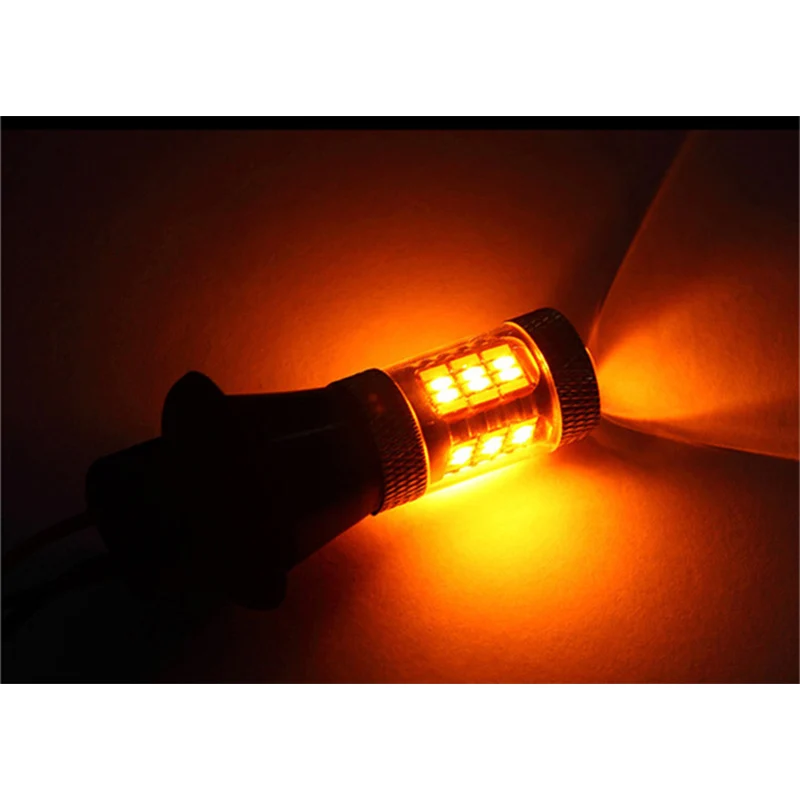 2 шт. 1156 p21w py21w 54smd LED T20 W21W 7440 светильник светодиодный чип дневного света сигнал
