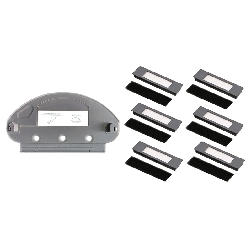 

Резервуар для воды для замены Для Ecovacs Deebot Ozmo 950 Запчасти пылесос аксессуары для ванной комнаты с 6 шт. фильтры Комплект губок