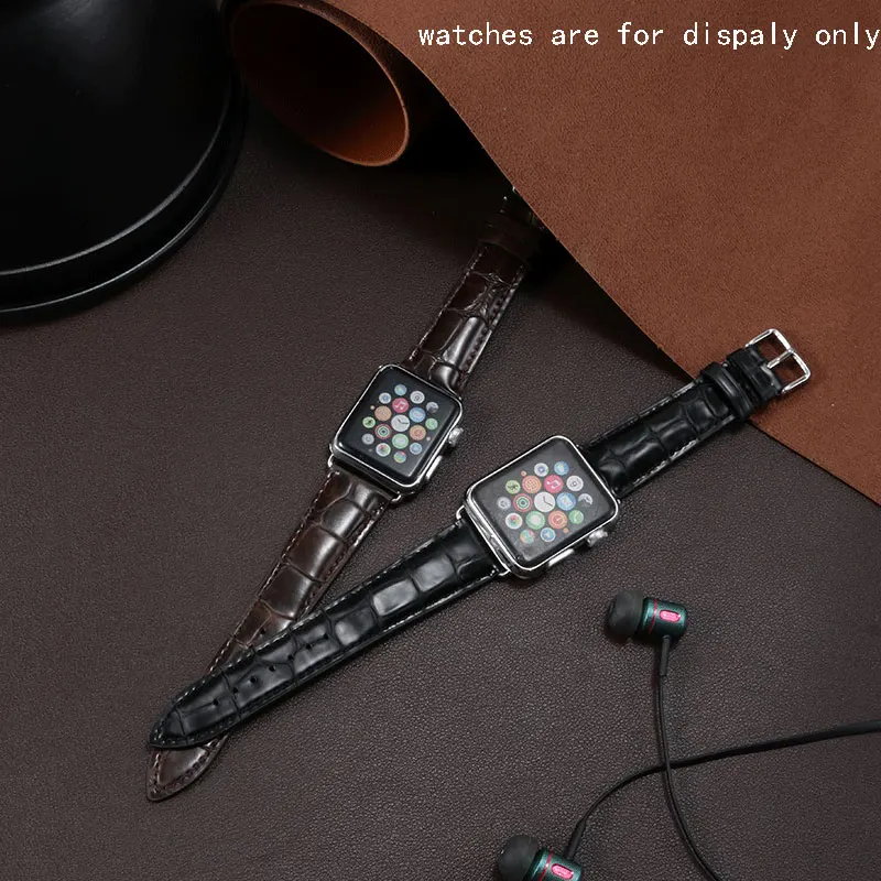 Сменный ремешок для часов из натуральной кожи спортивный Apple watch 1 2 3 4 40 /44 мм 38/42