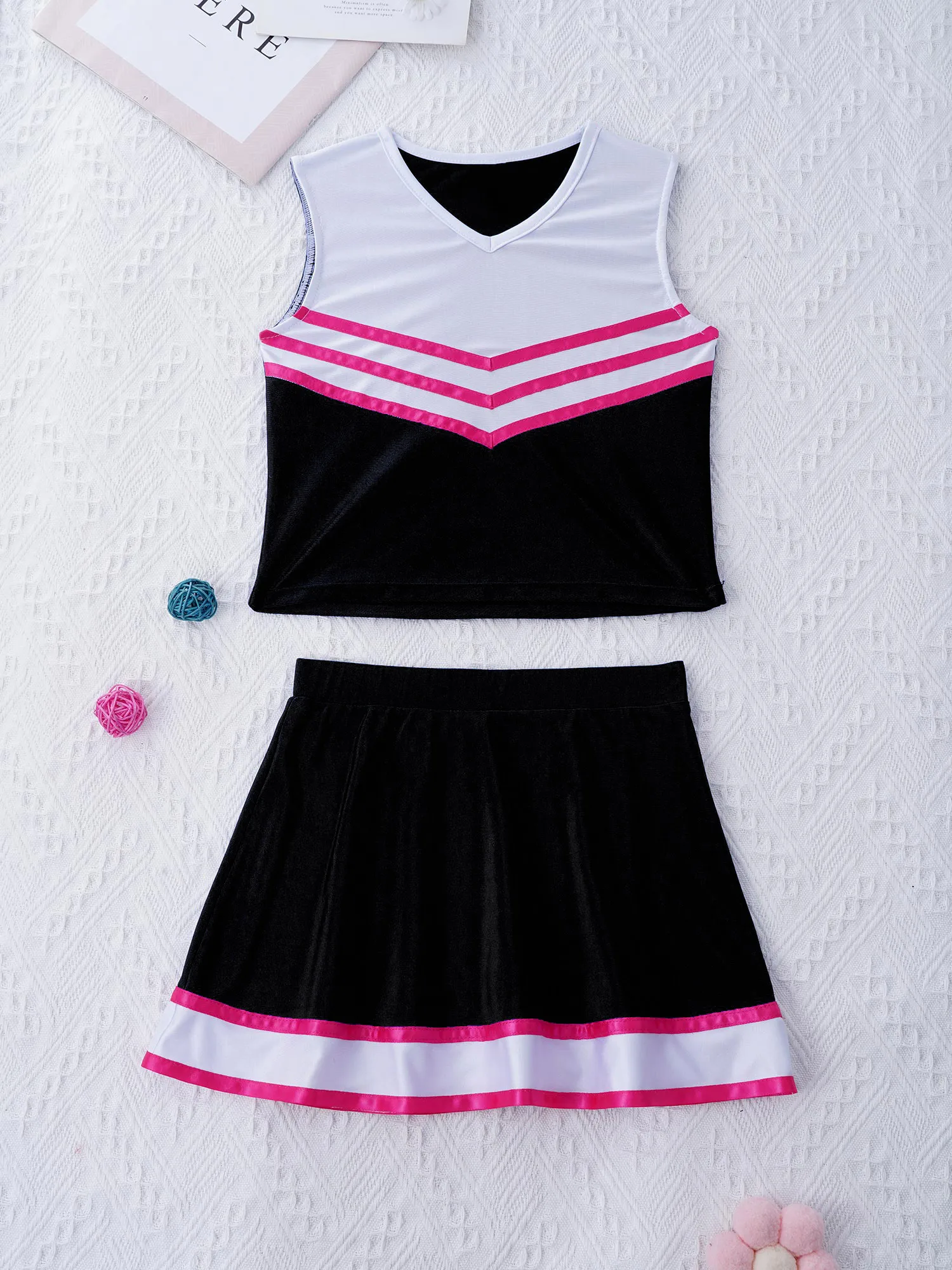 Детские комплекты униформы для чирлидинга девочек модные праздничные костюмы
