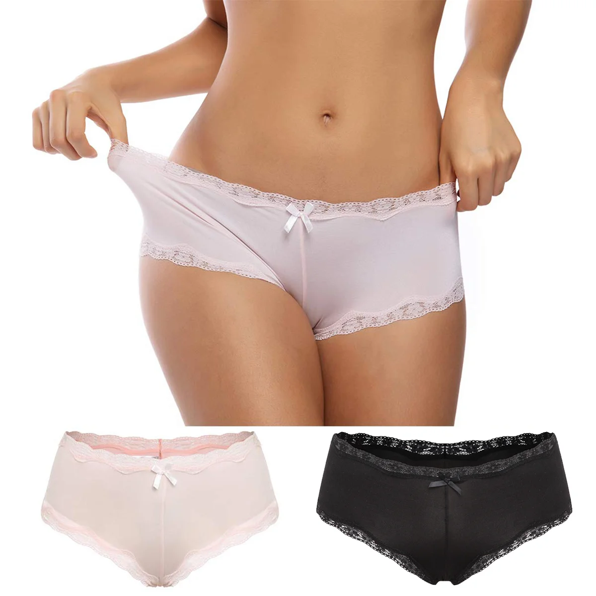 Кружевные трусы для женщин 2 шт. сексуальное нижнее белье бесшовное удобные