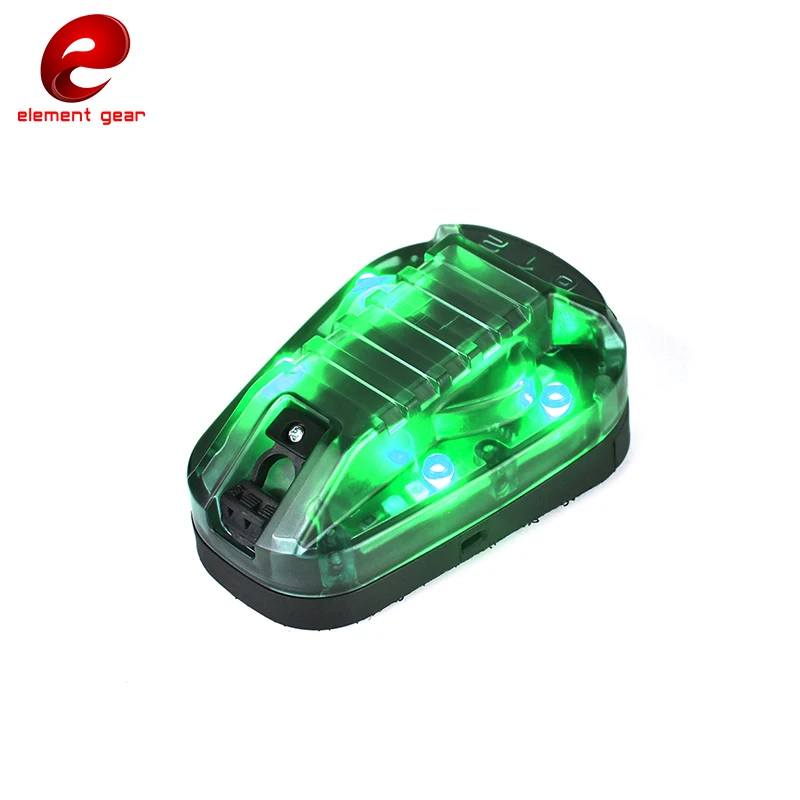 Jual Elemen Airsoft Baru HEL-Bintang 6 Gen III Helm Sinyal IR Hijau Merah Lampu Senter Taktis Tahan Air Survival Lampu Magic Tape