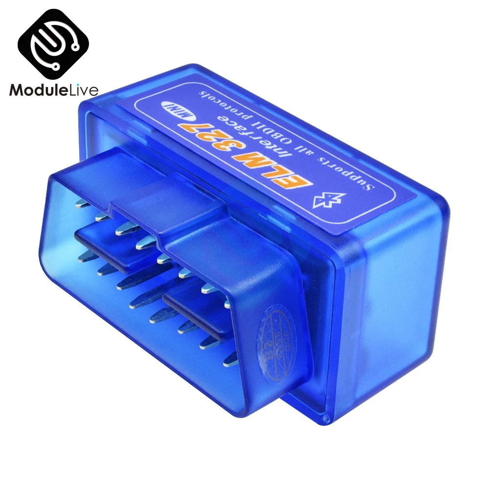 Супер Мини elm327 Bluetooth OBD2 V2.1 Elm 327 V 2,1 OBD 2 Автомобильный диагностический инструмент сканер Elm-327 OBDII адаптер автоматический диагностический инструмент