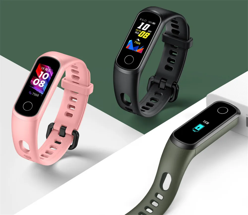 huawei Honor Band 5i смарт-браслет AMOLED huawei Honor Смарт-часы для сна и плавания спортивный трекер SpO2 кислород крови