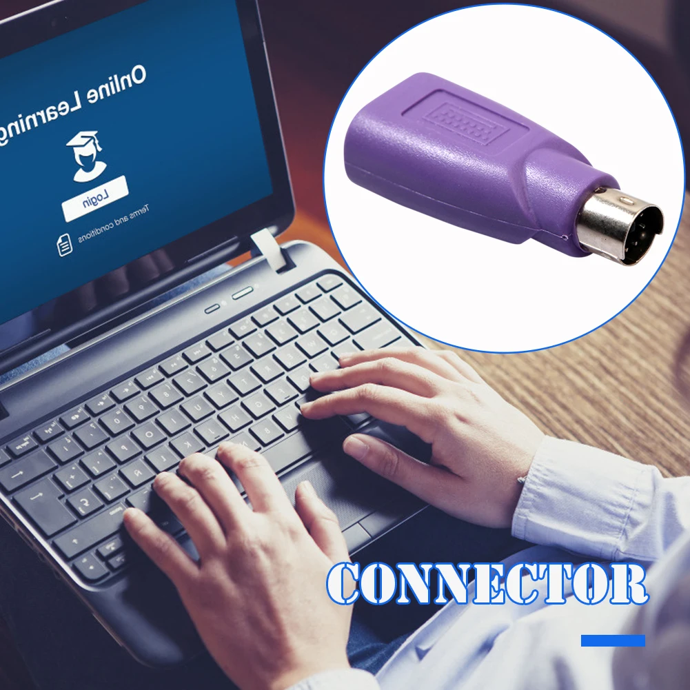 2/5 шт. USB-адаптер для компьютерной мыши и клавиатуры | Компьютеры офис