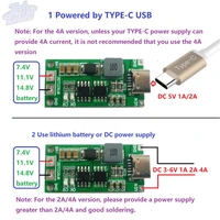 multi cell 2s 3s 4s 18650 lithium battery charging protection board polymer lithium ion battery charger type c
